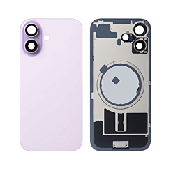 Back Glass with Frame and MagSafe Magnet for iPhone 17 (NO LOGO) (LAVENDER)