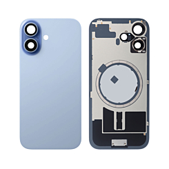 Back Glass with Frame and MagSafe Magnet for iPhone 17 (NO LOGO) (MIST BLUE)