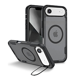 Shockproof Magsafe Case with Camera Stand - GRAY for iPhone 17A (Only Ground Shipping)
