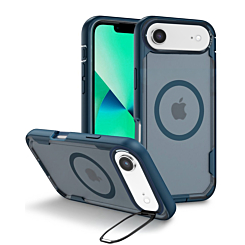 Shockproof Magsafe Case with Camera Stand - SAPPHIRE BLUE for iPhone 17A (Only Ground Shipping)