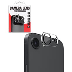 Back Camera Tempered Glass for iPhone 16E / 17E (Black-Edged)