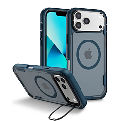 Shockproof Magsafe Case with Camera Stand - SAPPHIRE BLUE for iPhone 17 Pro (Only Ground Shipping)