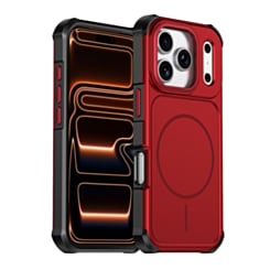 Rugger Magnetic Armor Case (RED) for iPhone 17 Pro (Only Ground Shipping)