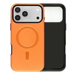 Soft Touch Matte Finish MagSafe Case (ORANGE) for iPhone 17 Pro Max (Only Ground Shipping)