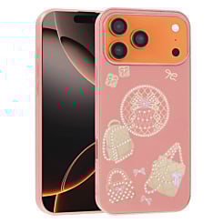 Luxury Diamond Shiny Cases with Bag Design - ROSE GOLD for iPhone 17 Pro Max (Only Ground Shipping)