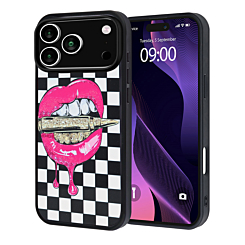 Printing Aluminum Plate Case - CHECKERBOARD for iPhone 17 Pro Max (Only Ground Shipping)