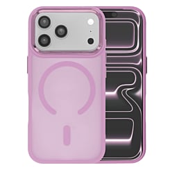New Magnetic Wireless Charging Case with IC Chip (PINK) for iPhone 17 Pro Max (Only Ground Shipping)