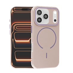 Magnetic Leather Soft Cases (VIVID ROCK) for iPhone 17 Pro Max (Only Ground Shipping)