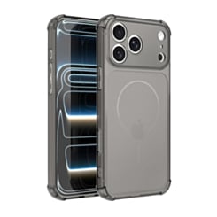 Magnetic Transparent TPU Case (BLACK) for iPhone 17 Pro Max (Only Ground Shipping)