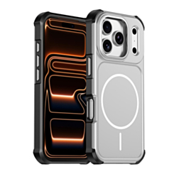 Rugger Magnetic Armor Case (GRAY) for iPhone 17 Pro Max (Only Ground Shipping)