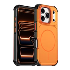 Rugger Magnetic Armor Case (ORANGE) for iPhone 17 Pro Max (Only Ground Shipping)