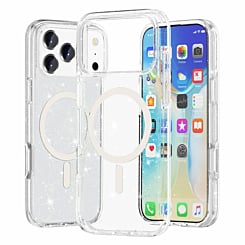 Ultra Glossy Protector Case with Magsafe - GLITTER CLEAR for iPhone 17 Pro Max (Only Ground Shipping)