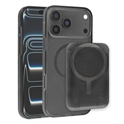 Glitter Magnetic Case with Wallet Slot (BLACK) for iPhone 17 Pro Max (Only Ground Shipping)