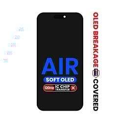OLED Assembly for iPhone Air (Aftermarket Soft / QV8 / 120HZ) (Exclusive OLED Breakage Warranty)