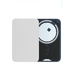 Back Glass with Frame and MagSafe Magnet for iPhone 17 Pro Max (NO LOGO) (SILVER)