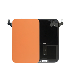 Back Glass with Frame and Wireless NFC Charging Flex and MagSafe Magnet for iPhone 17 Pro (NO LOGO) (COSMIC ORANGE)