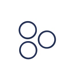 Back Camera Bezel Ring Only for iPhone 17 Pro / 17 Pro Max (Deep Blue) (3 Piece Set)