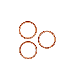 Back Camera Bezel Ring Only for iPhone 17 Pro / 17 Pro Max (Cosmic Orange) (3 Piece Set)