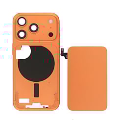 Back Housing Frame with Small Components Pre-Installed for iPhone 17 Pro (COSMIC ORANGE) (US Version)