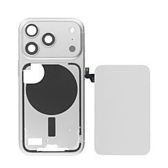 Back Housing Frame with Small Components Pre-Installed for iPhone 17 Pro (SILVER) (US Version)