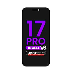 LCD Assembly for iPhone 17 Pro (True Tone Programming and IC Transfer NOT REQUIRED) (Aftermarket Incell / QV7 V3 / 120HZ)