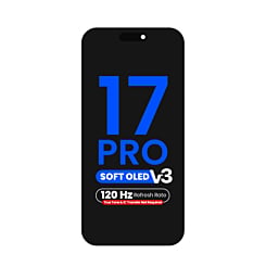 OLED Assembly for iPhone 17 Pro (True Tone Programming and IC Transfer NOT REQUIRED) (Aftermarket QV8 V3 / Soft / 120HZ)