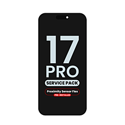 OLED Assembly with Proximity Sensor Flex Pre-Installed for iPhone 17 Pro (Service Pack)
