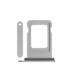Dual Sim Card Tray  for iPhone 17 Pro / 17 Pro Max (Silver)