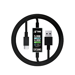 18 Kinds AV-Line Pro 1.2M Intelligent Detection of Charging Data Cable - USB C to A