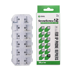 2UUL SC22 SpareScrew12 Screws for iPhone Repairs (Pack of 330 Pcs) (Only Ground Shipping)