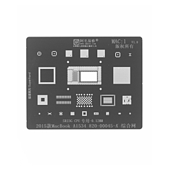 AMAOE BGA Reballing Stencil for Macbook MAC1 - 2015 A1534 (Not Returnable)