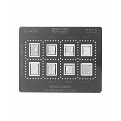 AMAOE BGA Reballing Stencil for AP-CPU - 0.10mm (APU6) (Not Returnable)