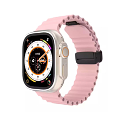 Ocean-Style Magnetic Silicone Band (LAVENDER) for iWatch (42/44/45/49mm) (Only Ground Shipping)