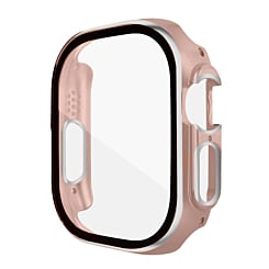 iWatch 49mm Shinny Hard PC Bumper Case - PINK & SILVER (Only Ground Shipping)