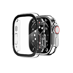 iWatch 49mm Hard PC Bumper Case with Tempered Glass - CLEAR (Only Ground Shipping)