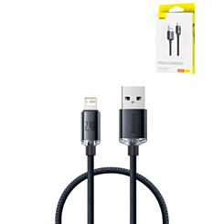 BASEUS USB A-L Shine Series Braided Charging Cable (12W) (3ft) (Only Ground Shipping)