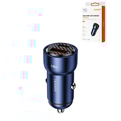 Toocki PD USB C+A Car Charger (BLUE) (48W) (Only Ground Shipping)