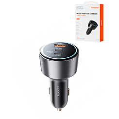 Toocki PD USB C+C+A Car Charger (BLACK) (200W) (Only Ground Shipping)