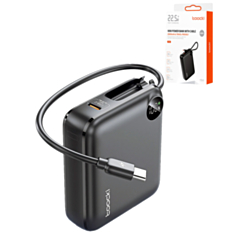 Toocki Power Bank with Built-In Cable and LCD Indicator (20000 mAh / 22.5W) (Only Ground Shipping)