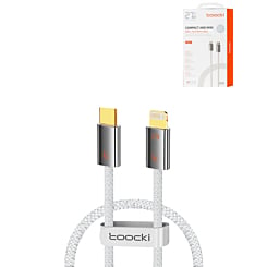 Toocki Compact Zinc Alloy USB C-L Non-MFI Super-Fast Charging Data Cable (27W) (3ft) (Only Ground Shipping)