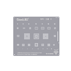 Buy the Qianli Bumblebee BGA Reballing Stencil QS47 for Samsung A520, A310, S5 Mini, A7, A5, A3, S5, and J7 Series with Exynos 3471, 7580, 7880 CPU Universal Series.
