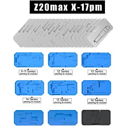 Order the MiJing Z20 Pro Comprehensive BGA Reballing Fixture 14-in-1 Tool Set for iPhone X to 16 Pro Max.