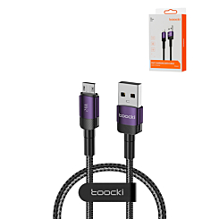 Toocki USB A-M Fast Charging Data Cable (PURPLE) (3ft) (12W) (Only Ground Shipping)