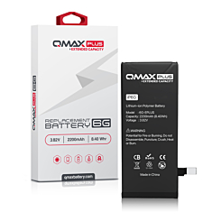 QMAX Plus Extended Capacity Replacement Battery for iPhone 6 (2200 mAh) (Only Ground Shipping)