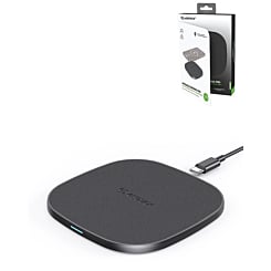 Esoulk QI Wireless Charger (5ft) (15W) (BLACK) (Only Ground Shipping)