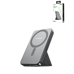 Esoulk Foldable Magnetic Wireless Power Bank (5000 mAh / 5W) (BLACK) (Only Ground Shipping)