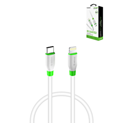 Esoulk EC33P USB C-L Non-MFI Cable (WHITE) (4ft) (18W) (Only Ground Shipping)