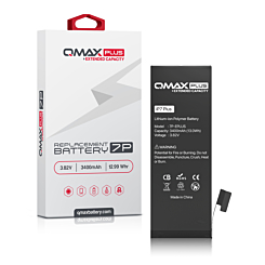 QMAX Plus Extended Capacity Replacement Battery for iPhone 7 Plus (3400 mAh) (Only Ground Shipping)