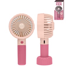 POMGEAR Mini Fan with Desk Stand (PINK) (Only Ground Shipping)
