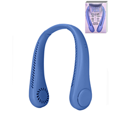 POMGEAR Portable Bladeless Neck Fan (NAVY BLUE) (Only Ground Shipping)